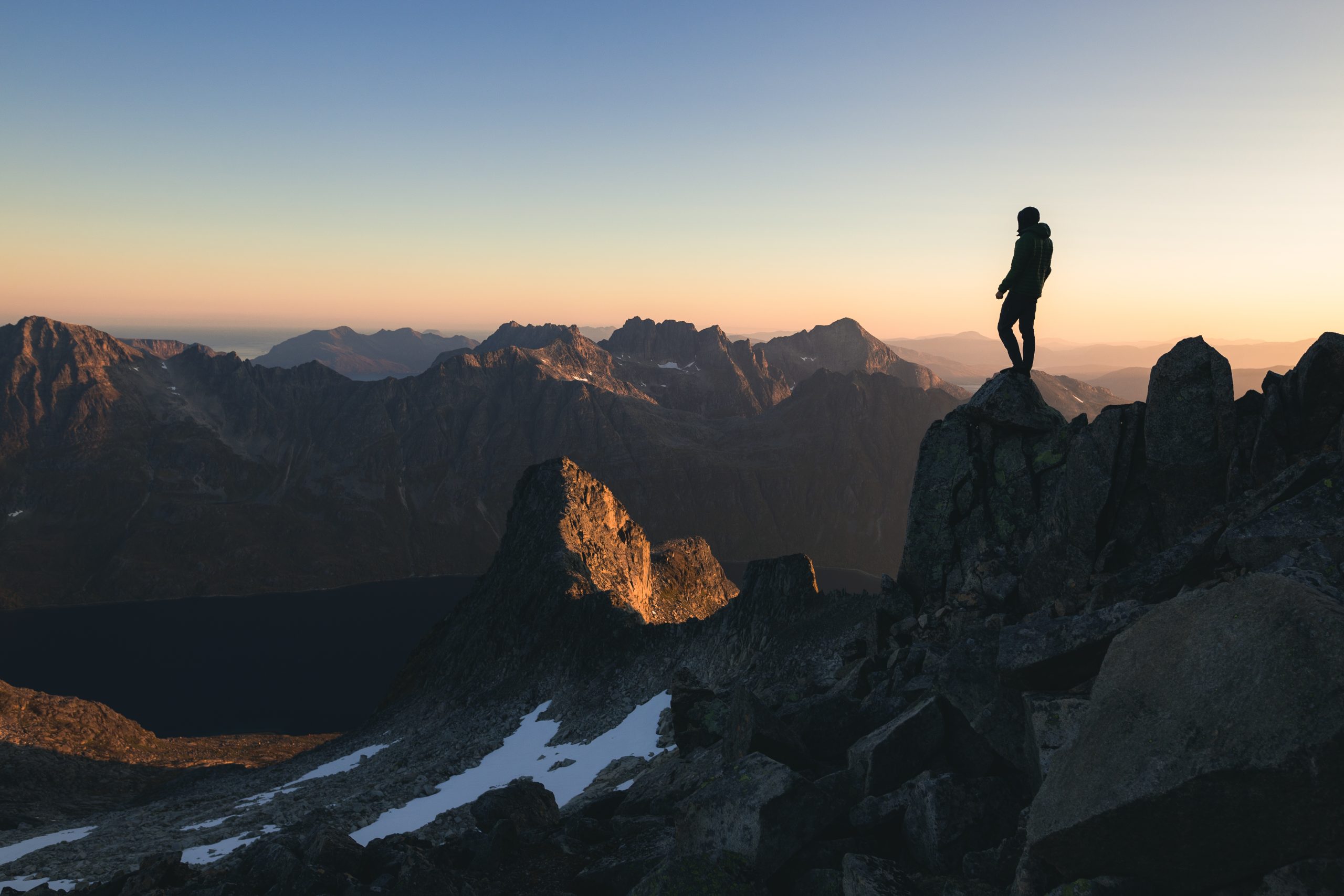 Fountain Consulting and Management We exist because we enjoy helping our clients grow and succeed Silhouette Of A Person Standing On The Top Of A Hill Under The Beautiful Colorful Sky In The Morning